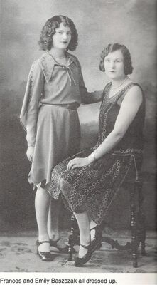 Frances & Emily Baszczak
Frances and Emily all dressed up. From the book Hardships to Happiness Pine River
