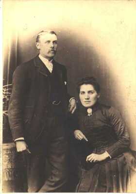 Timothy and Elizabeth Hewison
Believed to be wedding photo
