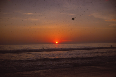Sunset at Imperial Beach 
