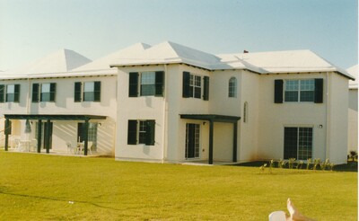 Our house in Bermuda
This was one of the 100+ or so town homes that the Canadian government and Bermuda built. Approximately half were for the Canadian Forces personnel. 
