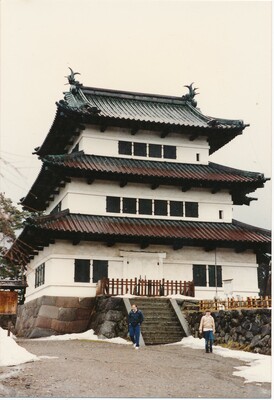 The Japanese castle at Hirosaki
