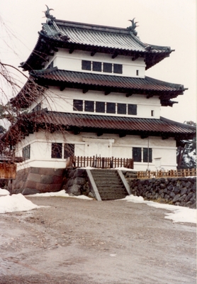 Japanese castle at Hirosaki
